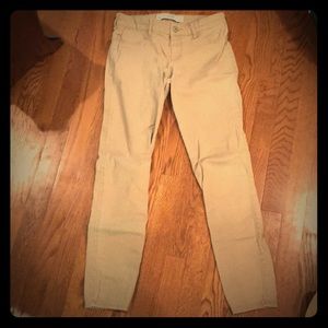 Abercrombie & Fitch khaki jeggings